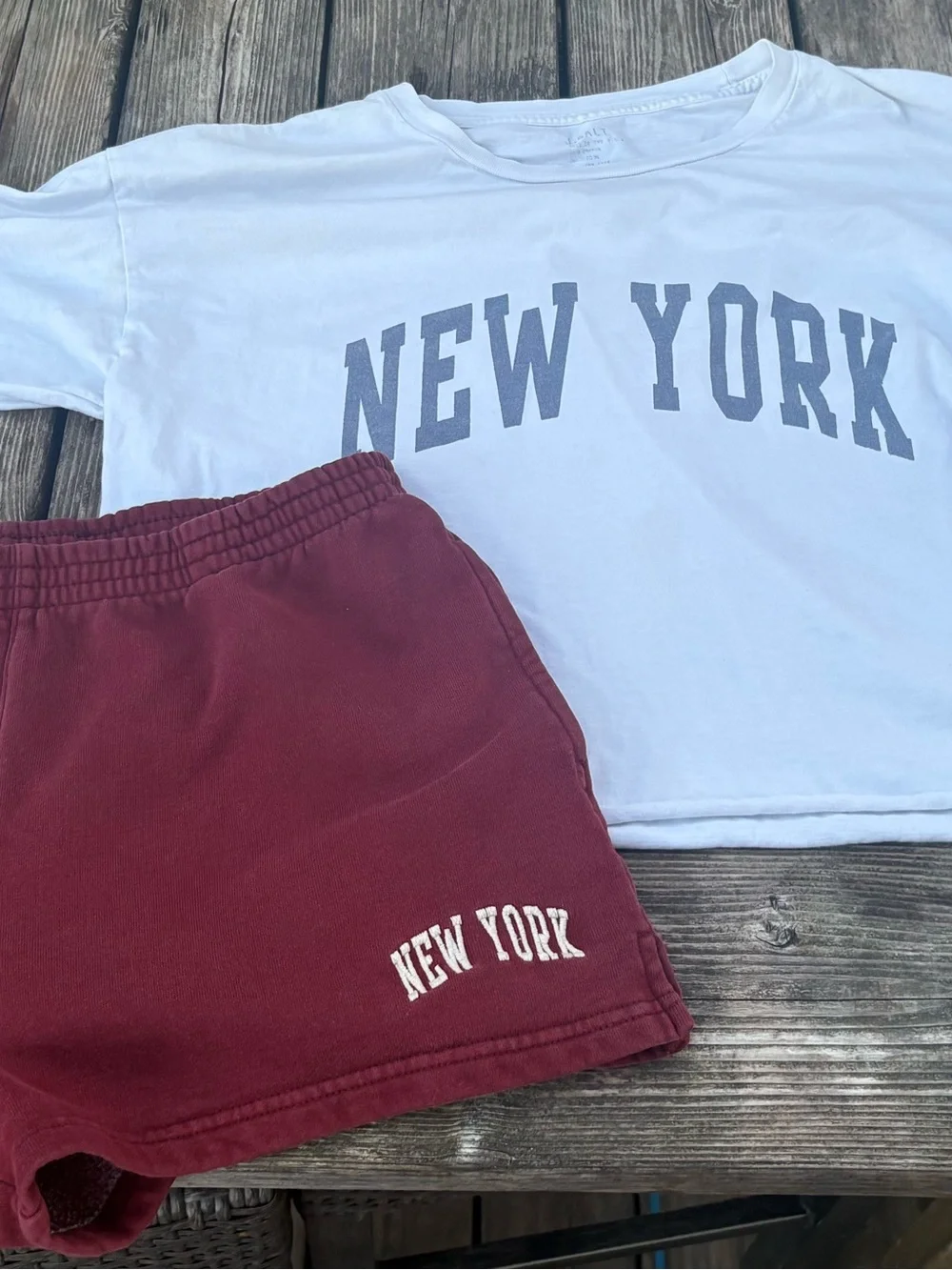 Burgundy Athletic Lounge Shorts